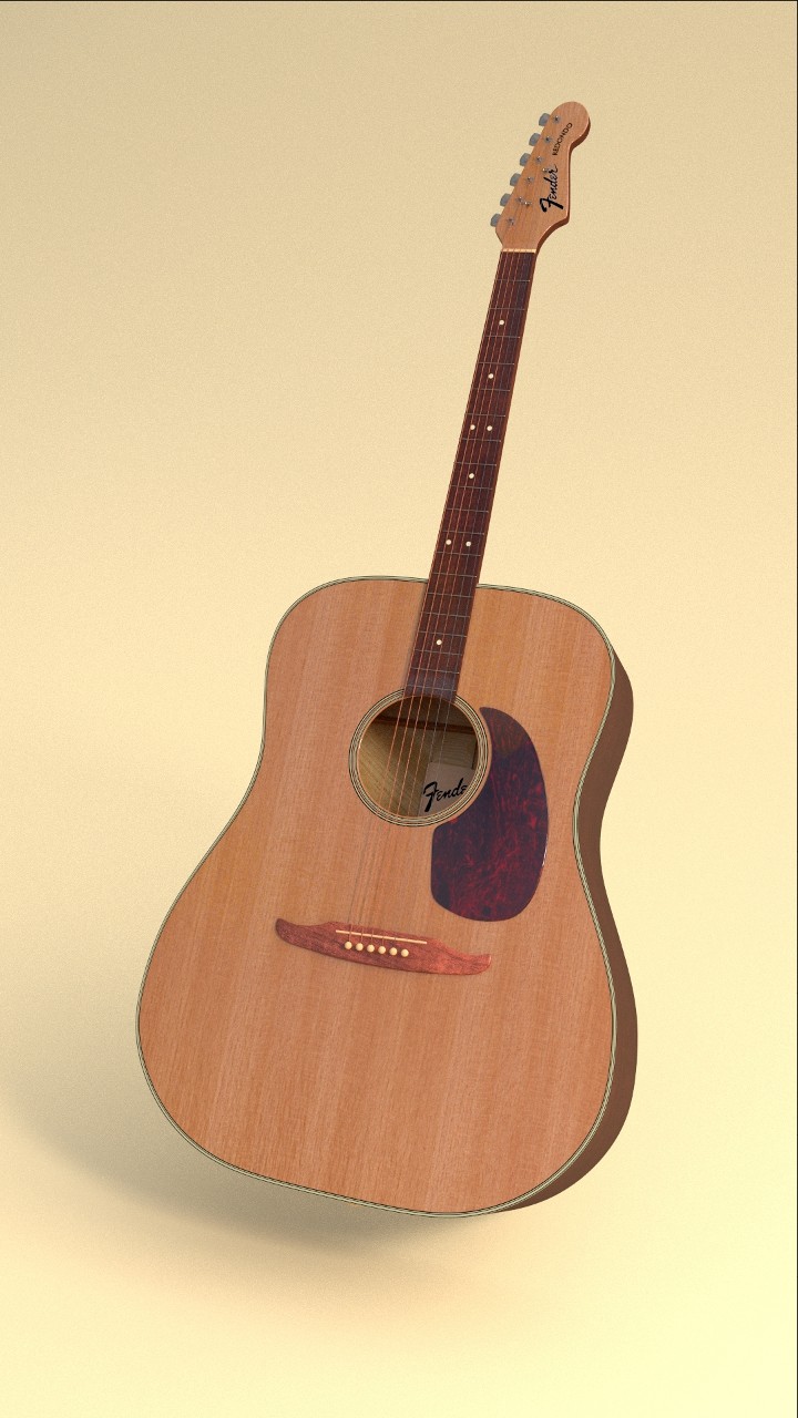 Fender Blender  Acoustic Guitar for Cycles  preview image 1